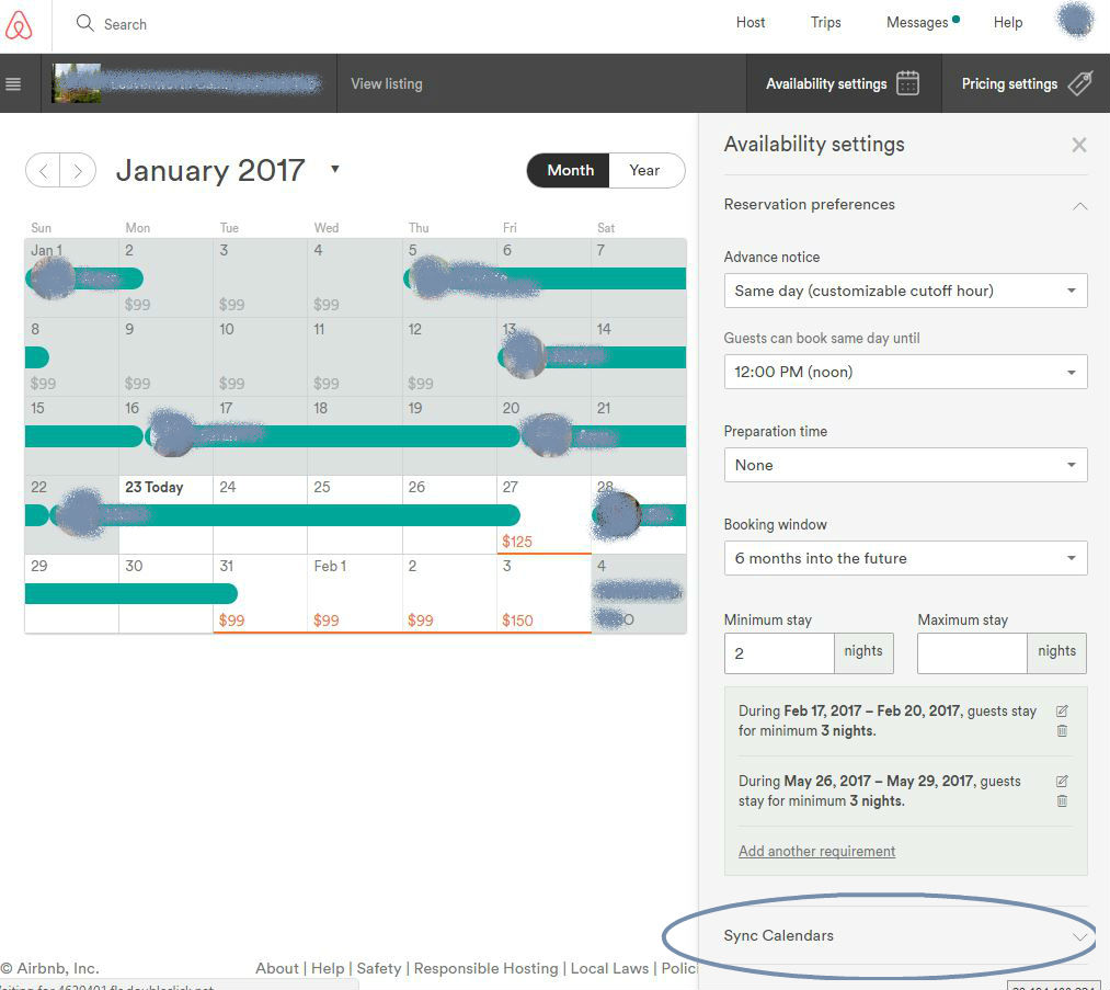 Sync Calendars Screenshot